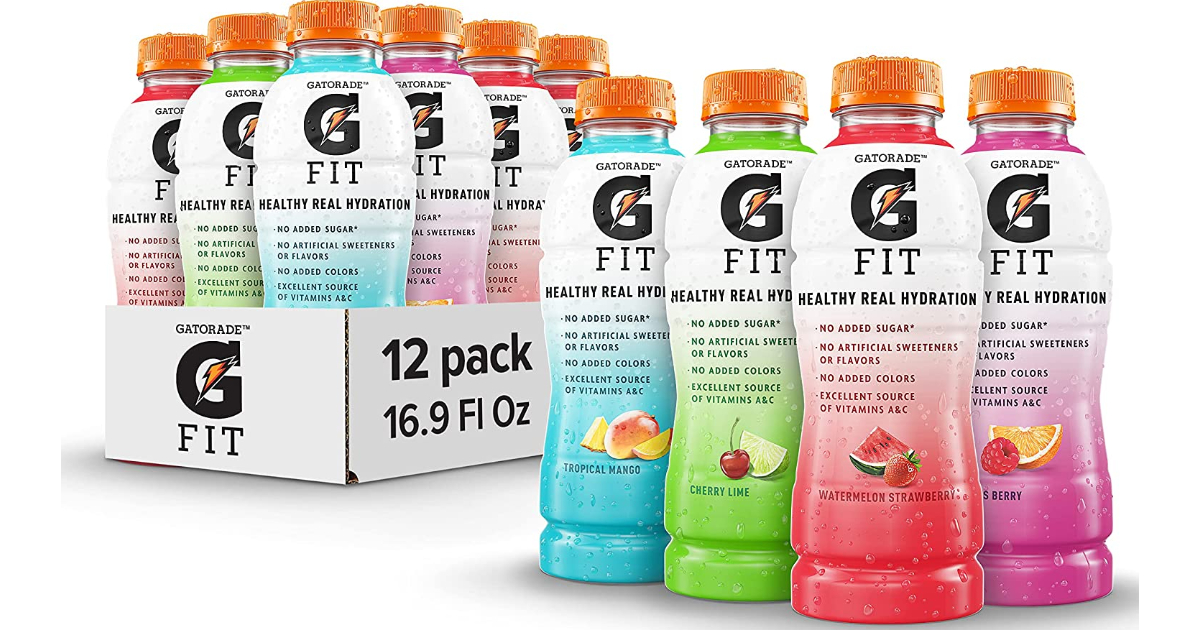 Gatorade Fit Electrolyte Beverage 12-Pack - Variety