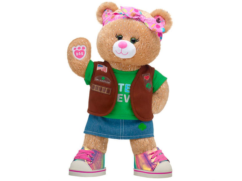 Girl Scout Trefoil Bear Sisters Forever Brownie Gift Set