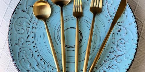 The Best Gold Flatware To Impress Your Guests (My New Set Is Under $50!)