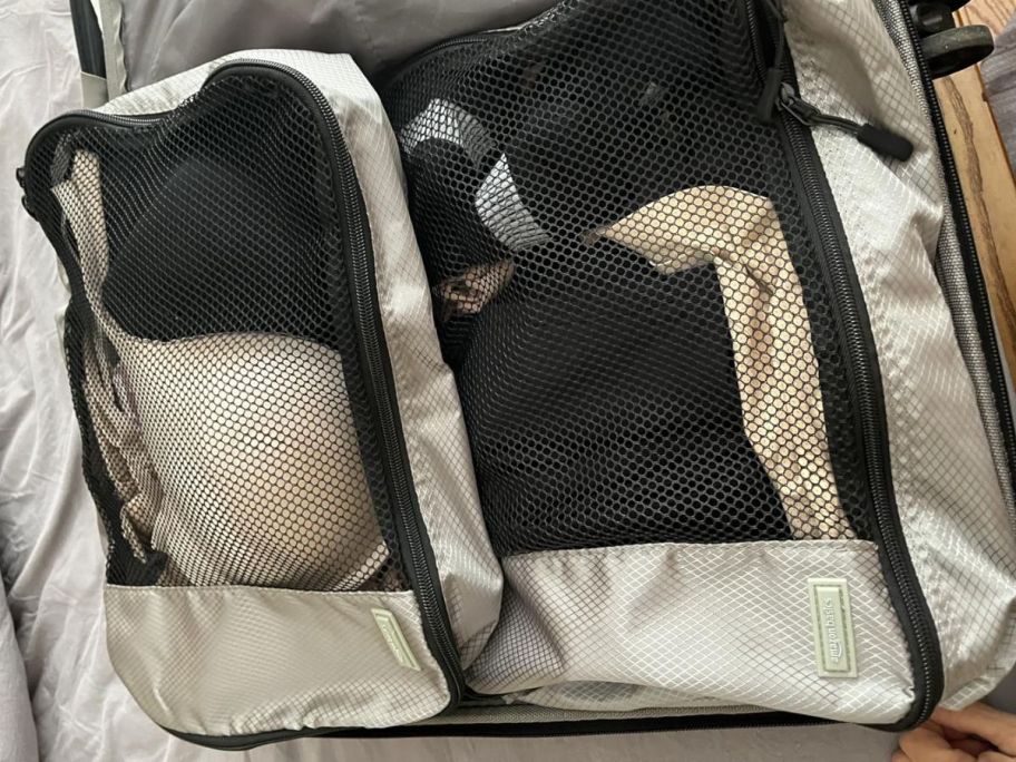 Gray travel compartments