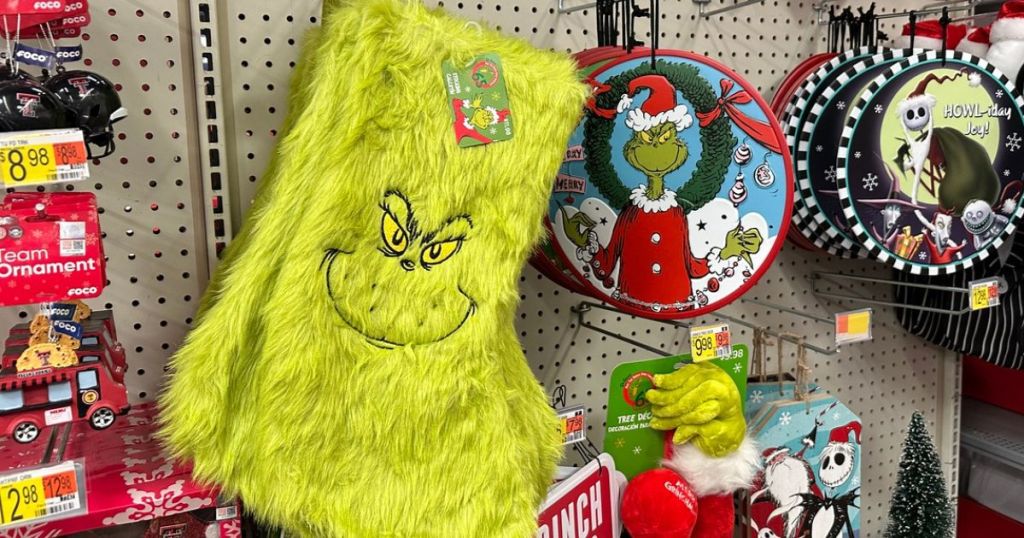 Grinch Gifts & Holiday Decor from 5.98 at Walmart
