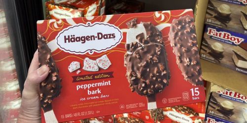 Haagen-Dazs Peppermint Bark Ice Cream Bars are Back at Costco for a Limited Time