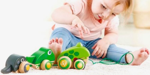Up to 60% Off Hape Toys on Amazon | Pull Along Frog Family Only $9.99 (Reg. $28)