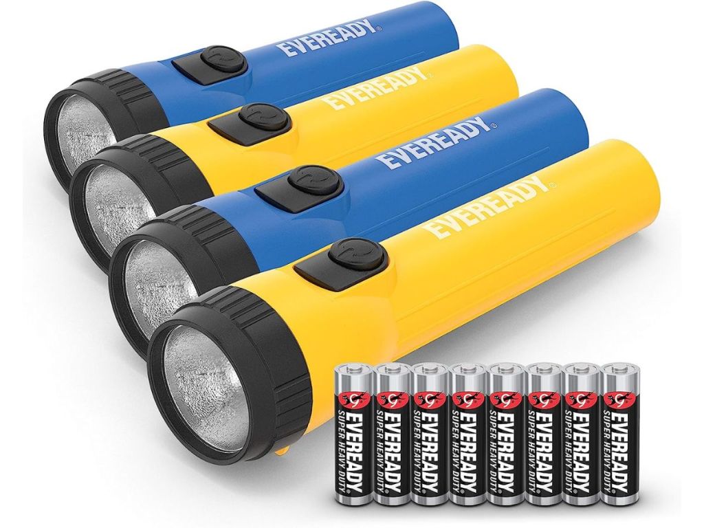 Eveready LED Flashlights 4 Pack
