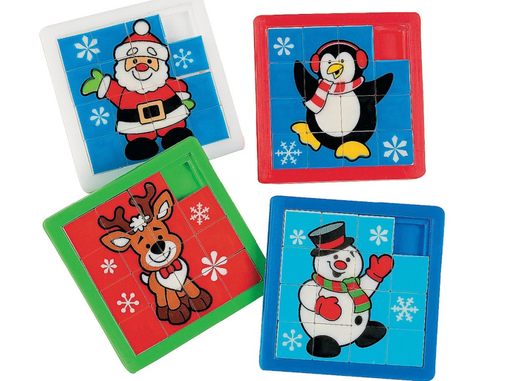 Holiday Slide Puzzles