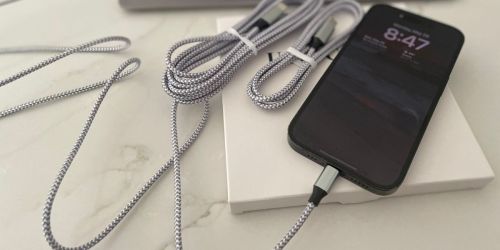 iPhone USB-C Lightning Charging Cables 3-Pack Only $6.59 on Amazon | Includes a 10-Foot Cable