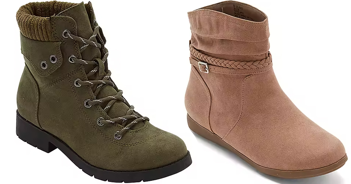 Buy 1, Get 2 FREE JCPenney Boots Sale Styles for the Whole Family
