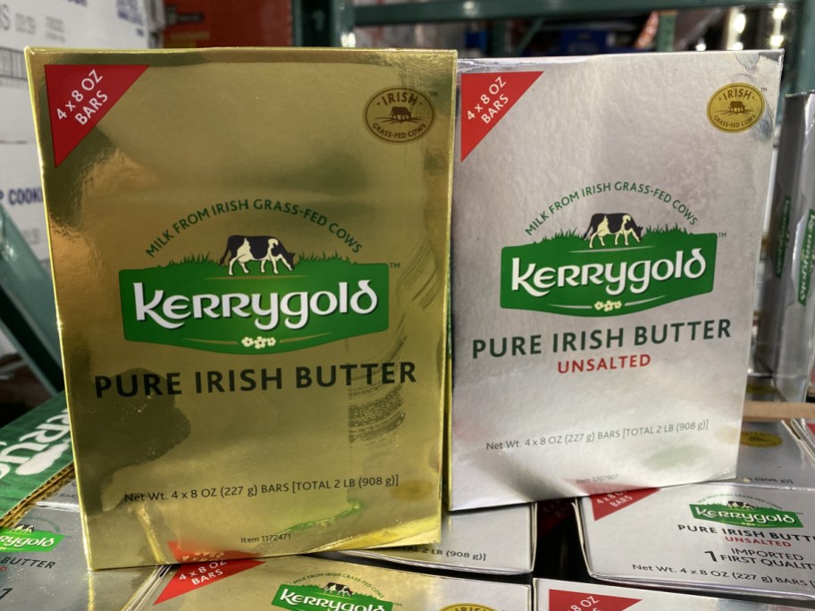 Packs of bulk size Kerrygold Butter