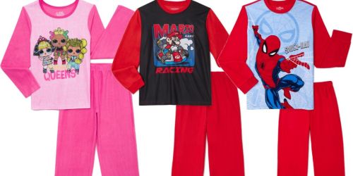 Walmart Kids Character Pajamas Sets Only $6 (Choose From 24 Popular Characters)