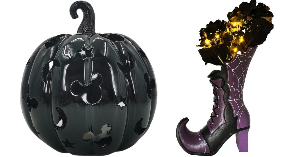 celebrate together mickey pumpkin and witch boot