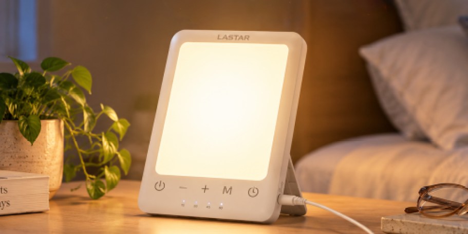 Light Therapy Lamp Only $19.99 Shipped on Amazon (Great for Changing Seasons)