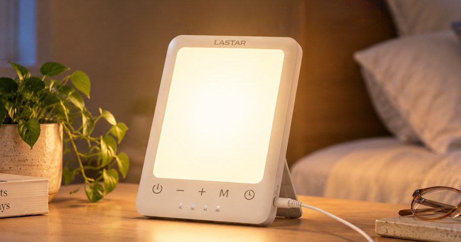 Light Therapy Lamp Only $19.99 Shipped on Amazon (Great for Changing Seasons)