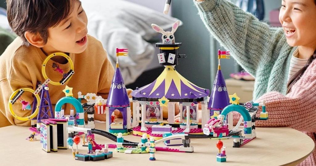 LEGO Friends Magical Funfair Roller Coaster Building Set