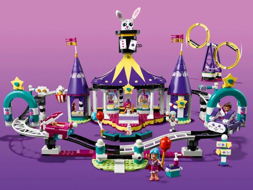 LEGO Friends Magical Funfair Roller Coaster Building Set