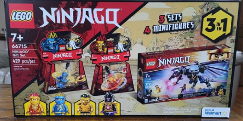 LEGO Ninjago Gift Pack Only $25 on Walmart.com (Regularly $50) – Includes 3 Sets!