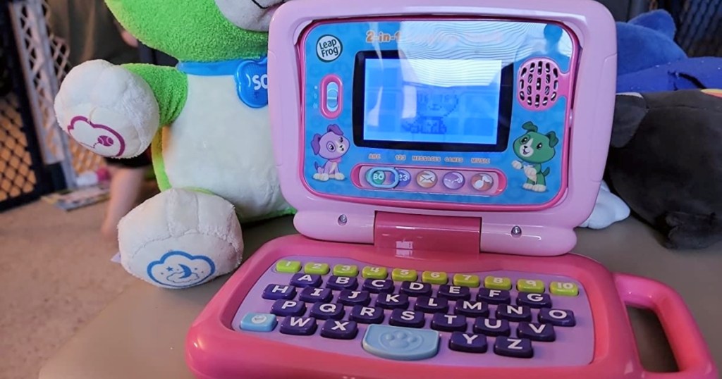 pink Leapfrog laptop