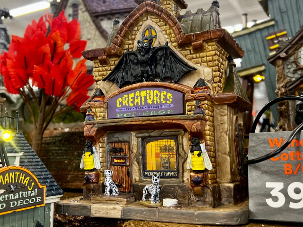 Lemax Spooky Town Collection at Michaels Creatures of the Night Pet Shop