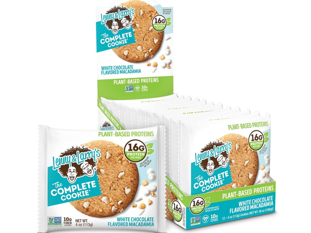 Lenny & Larry's The Complete Cookie, White Chocolaty Macadamia 12 Pack
