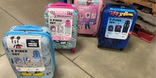 These Sam’s Club Kids 2-Piece Luggage Sets are Only $44.98 – Hello Kitty, Disney & More!