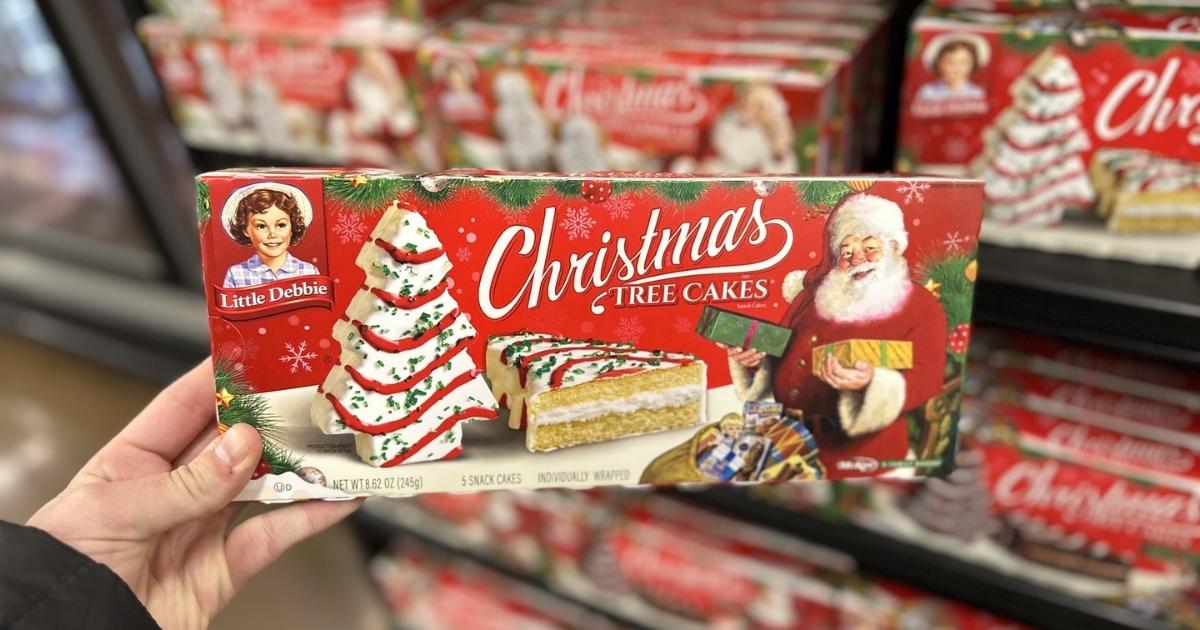 little debbie christmas tree cakes in store