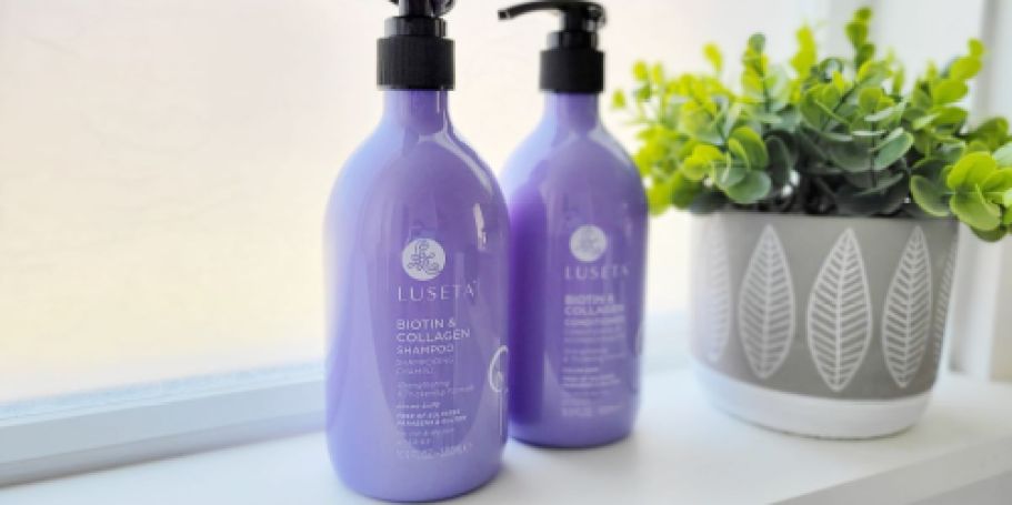 Luseta Biotin + Collagen Shampoo & Conditioner Set Just $17 Shipped on Amazon