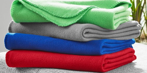 Mainstays Fleece Throw Blankets from $3 w/ Free Pickup at Walmart | Great Gift or Donation Item