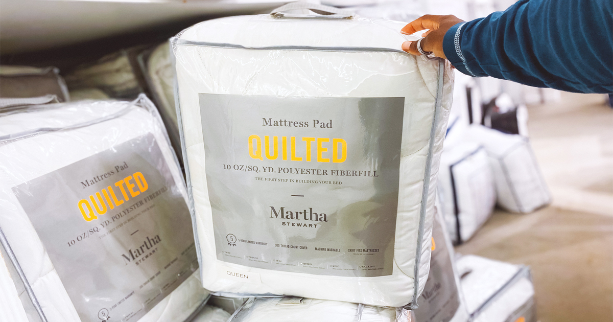Martha Stewart Quilted Mattress Pads from $10 on Macys.com (Regularly $40)