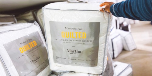 Martha Stewart Quilted Mattress Pads from $10 on Macys.com (Regularly $40)