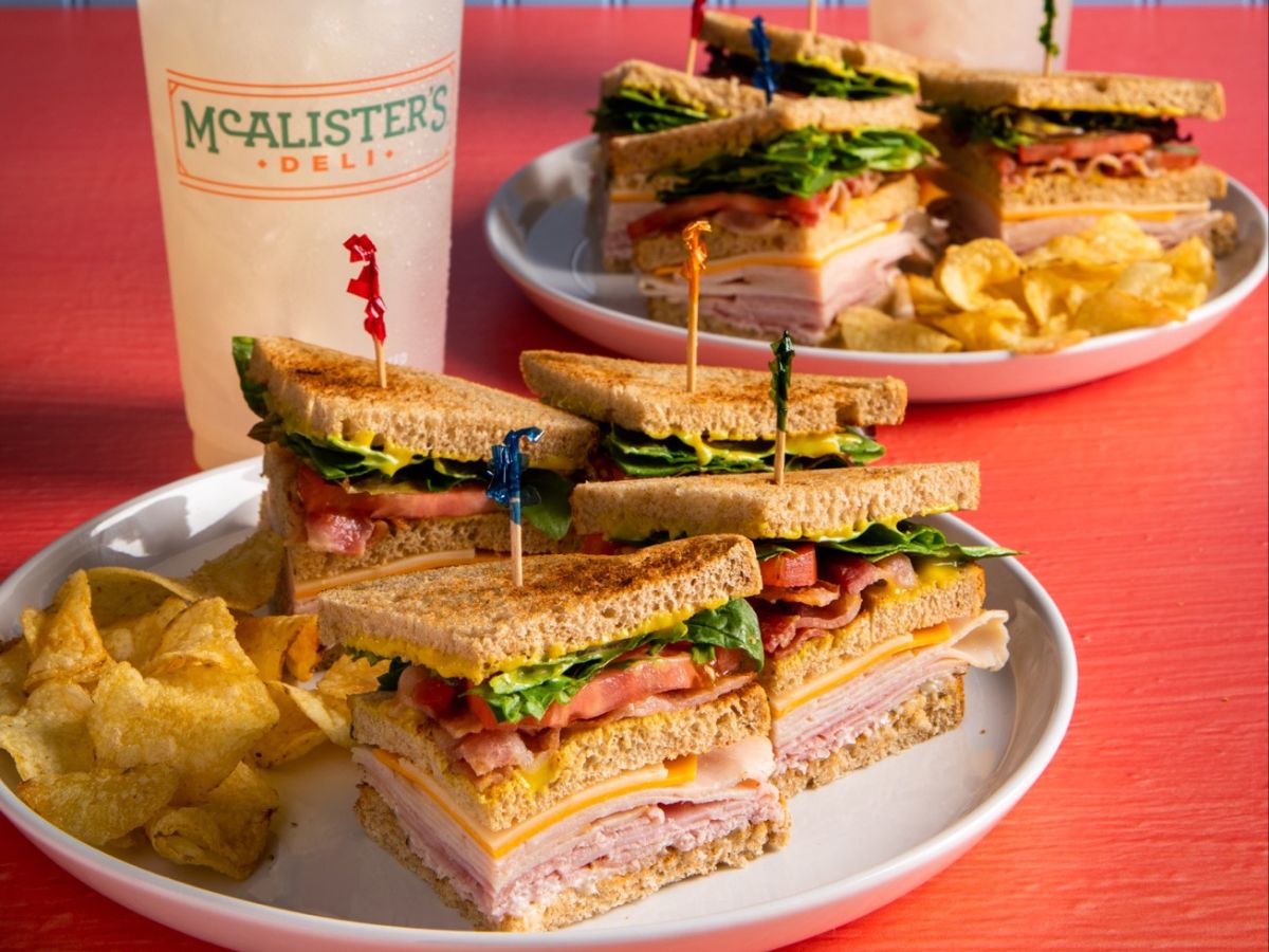 These McAlister's Deli sandwiches can be bought with the graduation gift card you buy