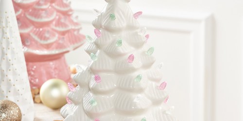 Ceramic Nostalgic Candy Cane Christmas Tree Only $39.98 Shipped on QVC.com