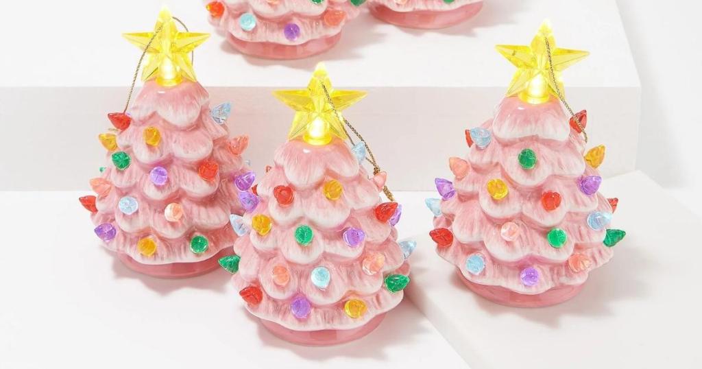Mr. Christmas Light-Up Christmas Tree Ornaments