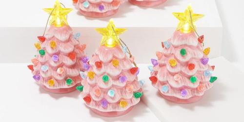 Score FIVE Light-Up Mr. Christmas Tree Ornaments for Only $16.96 Shipped (Just $3.39 Each!)