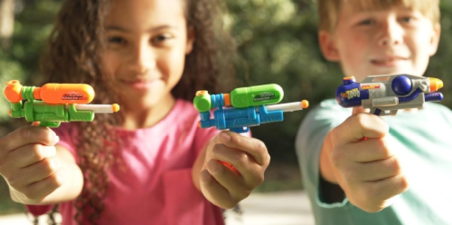 Sneak Attack! Keychain-Sized NERF Super Soakers 2-Pack Only $5.90 on Amazon
