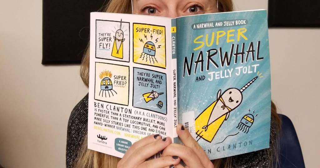 narwhal and jelly book with woman