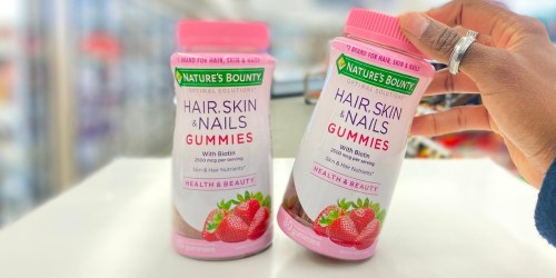 Nature’s Bounty Hair, Skin & Nails 80-Count Gummy Vitamins Only $1.80 Each at Walgreens + More