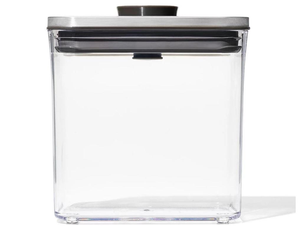 OXO Steel Pop 1.7-Qt. Short Rectangle Food Storage Container