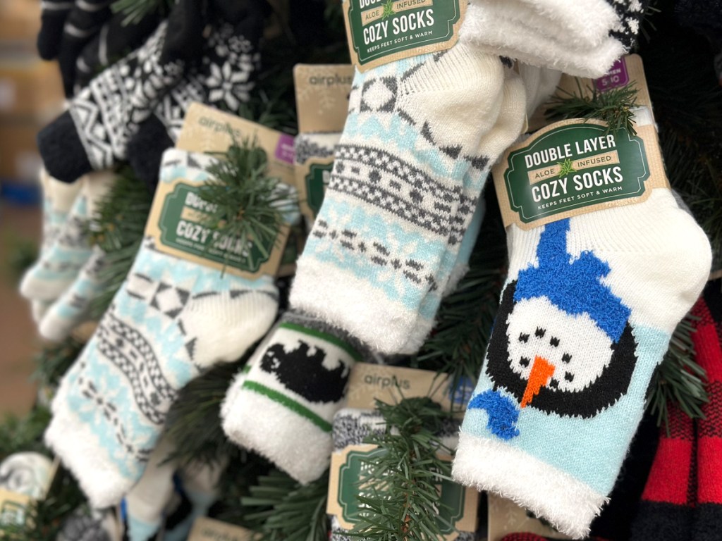 Holiday Snowman Socks