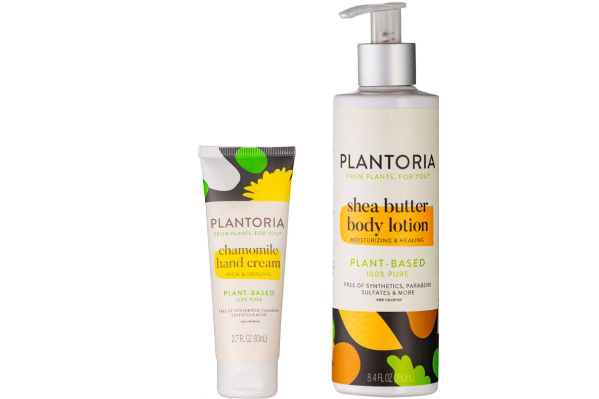 Plantoria hand cream and body cream