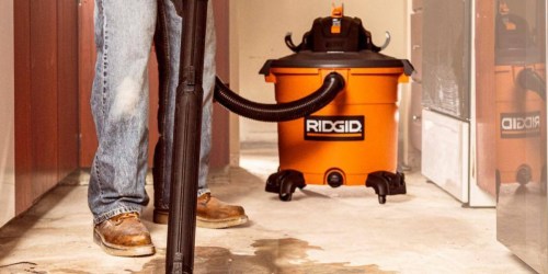 Ridgid Wet/Dry Shop Vacuum Only $69.88 Shipped on HomeDepot.com (Regularly $119)