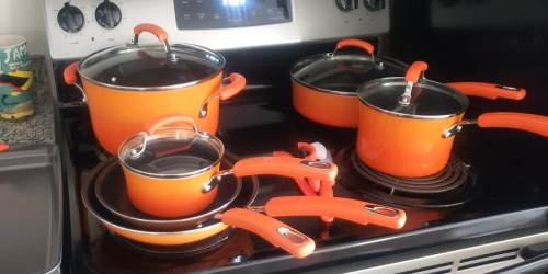 Rachael Ray 14-Piece Cookware Set Only $84.99 Shipped for New QVC Customers