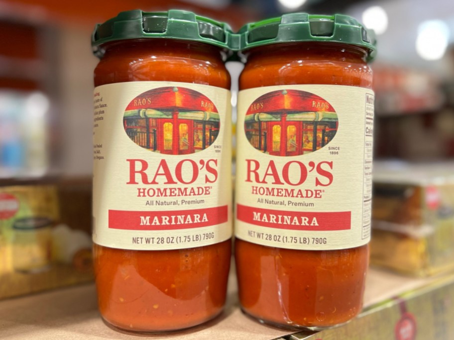 2 Large jars of Rao's marinara Sauce