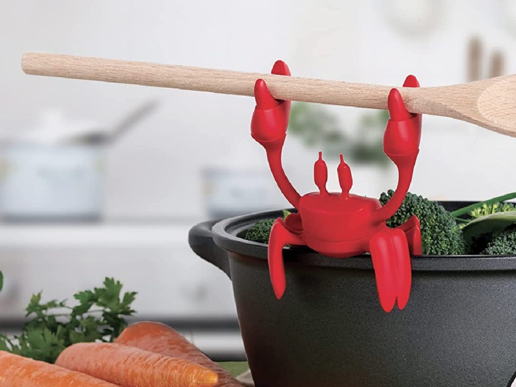 Red the Crab Silicone Utensil Rest