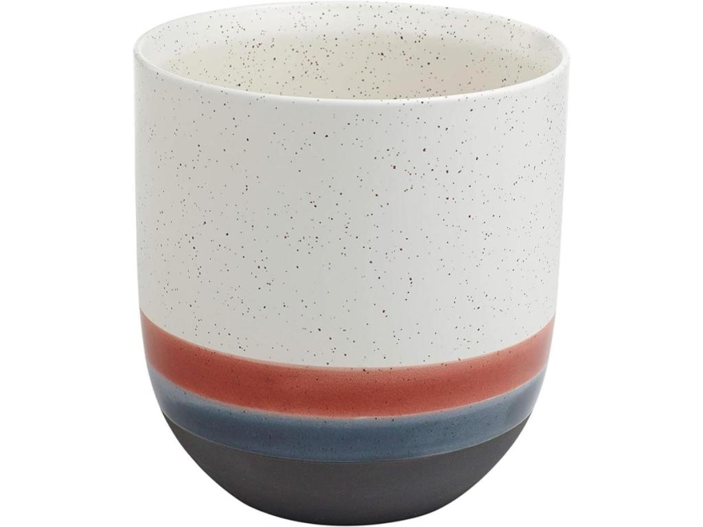 Rivet Westline Modern Hand-Painted Stoneware Planter