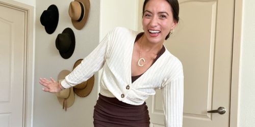 Kohl’s Trendy Cropped Cardigan JUST $12.74 or Less (+ 5 No-Midriff Ways to Wear It!)