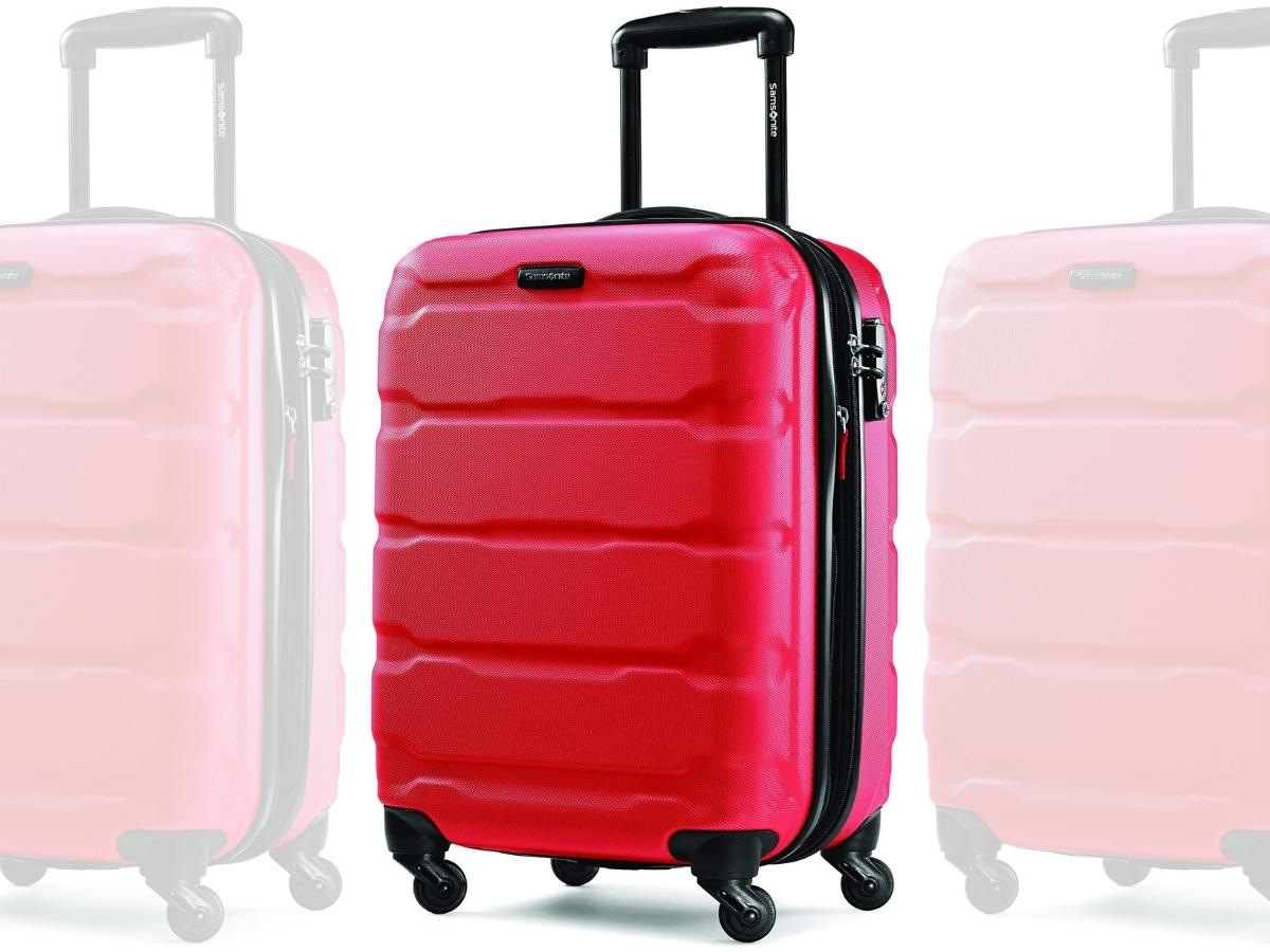 samsonite colorful luggage