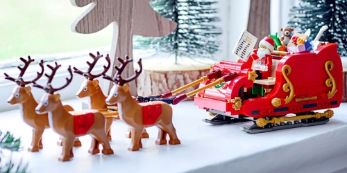The Santa’s Sleigh LEGO Set Is Now Available & Just $39.99!
