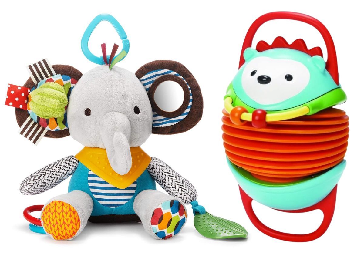 Bandana Buddies Giraffa Skip Hop - Giocattolo Sensoriale Per Neonati E Prima Infanzia