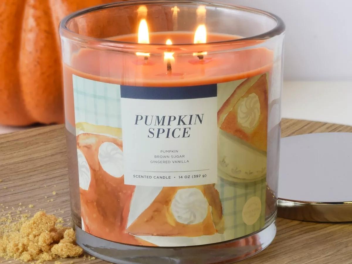 Sonoma Goods for Life Pumpkin Spice 14oz Candle Jar