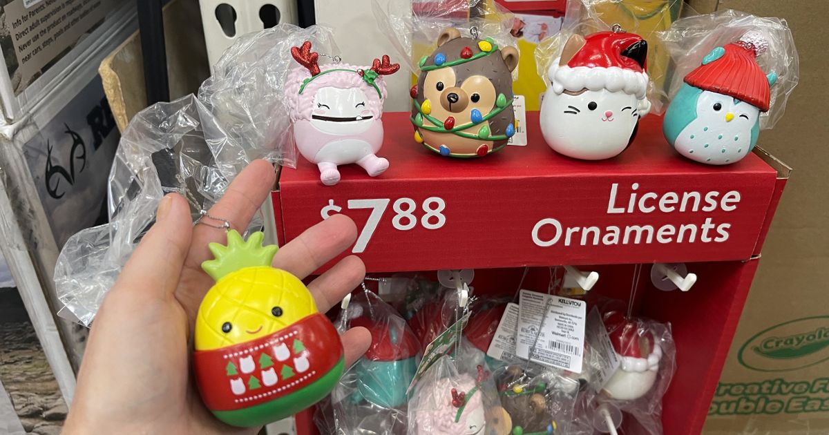 Squishmallows Christmas Ornaments Only 7.88 at Walmart (5 Different