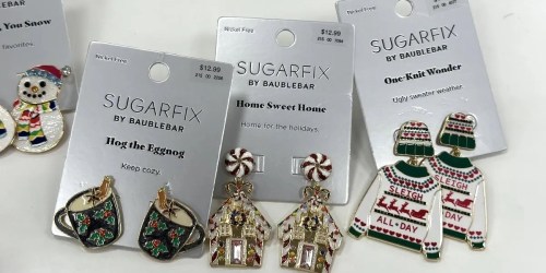 SugarFix By Baublebar Holiday Earrings from $9.99 at Target | Choose from TONS of Styles!